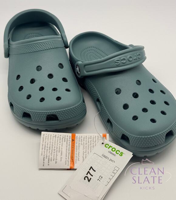 CROCS Shoes - Crocs Classic Clog Sea Glass Green, Men's 5/Women's 7 New, NWOB/NWT